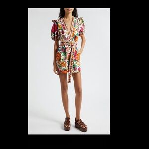 Floral Puff Sleeve Mini Dress